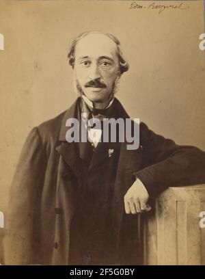 Alexandre-Edmond Becquerel. Nadar Gaspard Félix Tournachon (francese, 1820 - 1910) Foto Stock