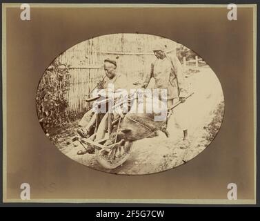 La Shanghai Cab di nuovo. William Saunders (inglese, 1832 - 1892) Foto Stock