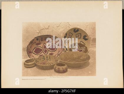 Cesti degli Indiani Missionari (a). Edward S. Curtis (americano, 1868 - 1952) Foto Stock