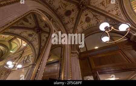 Visita al Teatro dell'Opera di Vienna Foto Stock