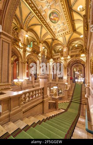 Visita al Teatro dell'Opera di Vienna Foto Stock