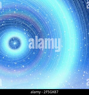 Bella stella flash immagine traccia Foto Stock