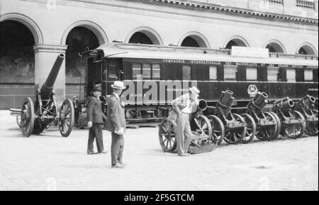 Auto ferroviaria in cui è stato firmato l'armistizio, 11 novembre 1918 - Biblioteca del Congresso. Foto Stock
