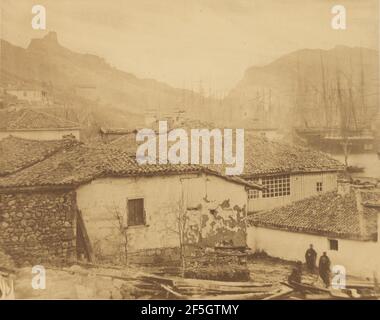 Cottage a Balaklava. Roger Fenton (inglese, 1819 - 1869) Foto Stock