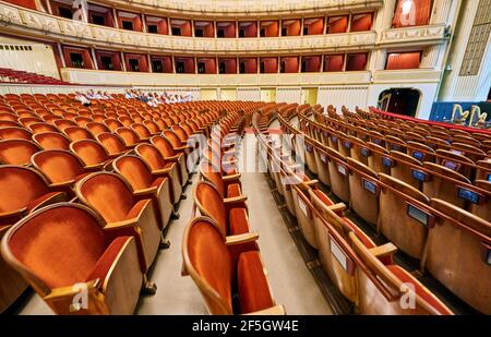 Visita al Teatro dell'Opera di Vienna Foto Stock
