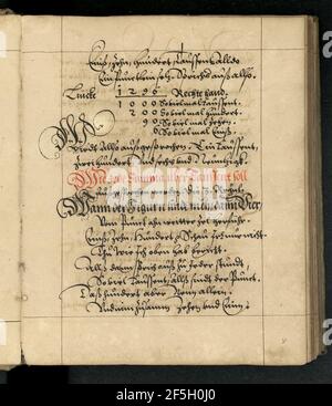 Rechenbuch Reinhard 016. Foto Stock