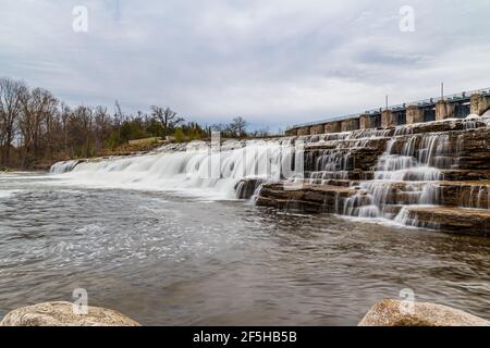 Cascate di Healey Havelock Ontario Canada Foto Stock