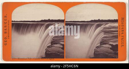 Horseshoe Fall - lato Canada - Niagara.. George Barker (americano, 1844 - 1894) Foto Stock