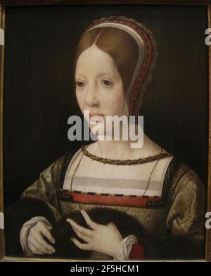 Regina Eleonora d'Austria, 1516, di Jan Gossaert (c. 1478-1532) - Foto Stock