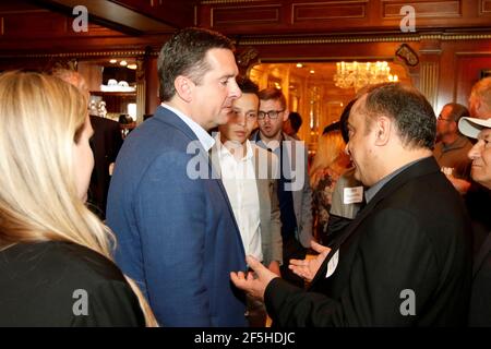Long Beach, California, Stati Uniti. 25 Marzo 2021. 25 marzo 2021, Newport Beach, California, Stati Uniti: Il congressman Devin Nunes (R-CA) partecipa alla raccolta fondi privata per il rappresentante degli Stati Uniti per Michelle Steel del 48esimo distretto congressuale della California dal partito repubblicano della California all'ex Village Crean Estate a Newport Beach, California, il 25 marzo 2021. Credit: Ron Lyon/ZUMA Wire/Alamy Live News Foto Stock