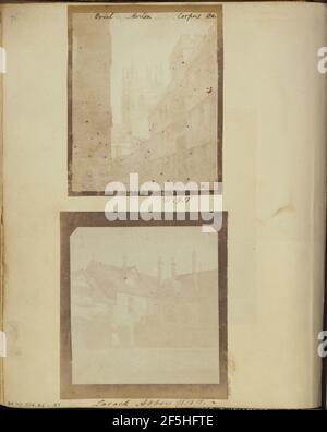 Merton Chapel Tower, Oxford. William Henry Fox Talbot (inglese, 1800 - 1877) Foto Stock