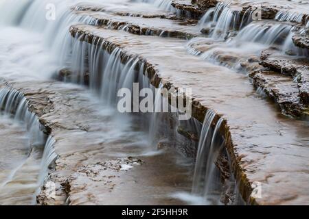 Cascate di Healey Havelock Ontario Canada Foto Stock