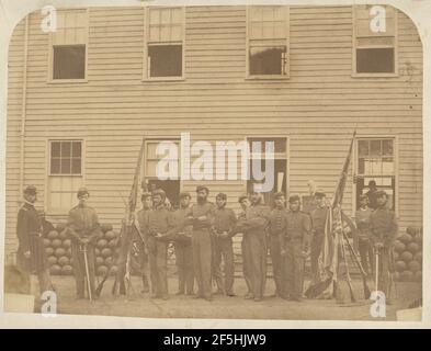 Gruppo di soldati confederati. Produttore sconosciuto, americano Foto Stock