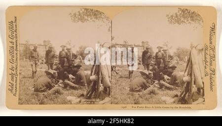 Per Porto Rico. Un piccolo gioco dalla Roadside.. William H. Rau (americano, 1855 - 1920) Foto Stock