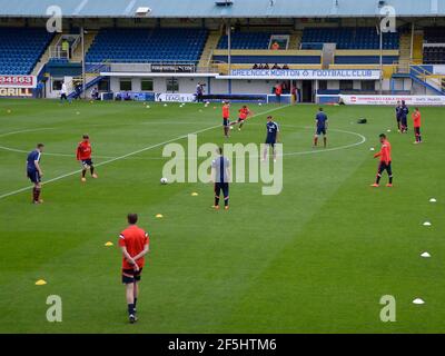 Renfrewshire, Scozia - 2 settembre 2014: Una partita internazionale degli U19 contro la Scozia e la Repubblica Ceca. Foto Stock