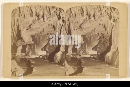 Hanging Rock, grotte di Luray Virginia. Charles H. James (americano, 1849 - dopo il 1910) Foto Stock