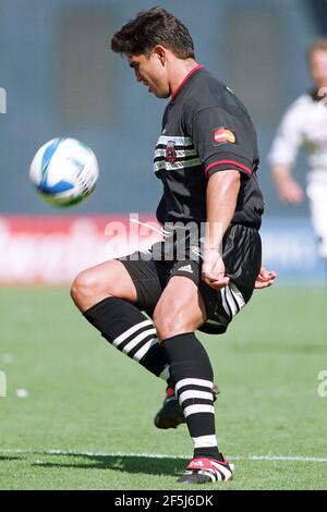 Jaime Moreno di D.C. unita in azione Foto Stock