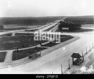 Reichskanzlerplatz Berlino 1907. Foto Stock