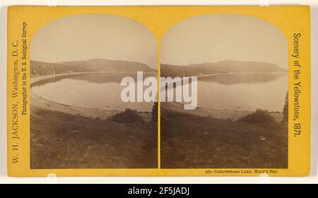 Yellowstone Lake, Mary's Bay.. William Henry Jackson (americano, 1843 - 1942) Foto Stock