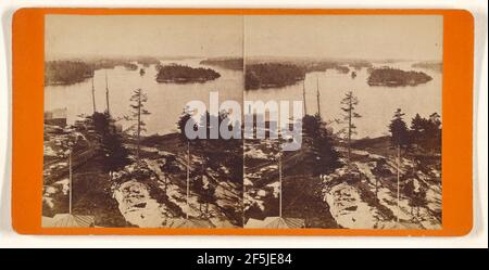 Vista dal balcone di Crossmon House. Alexander C. McIntyre & Company Foto Stock