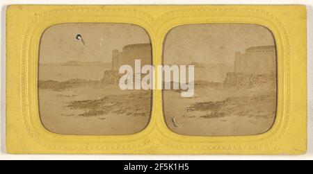 Pleine Mer a Sainte Malo. Jules Marinier (francese, attivo 1860) Foto Stock