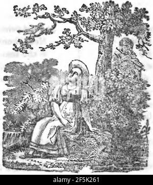 Raccolta di poesie in dialetto veneziano 1845 (pagina 475 raccolto). Foto Stock