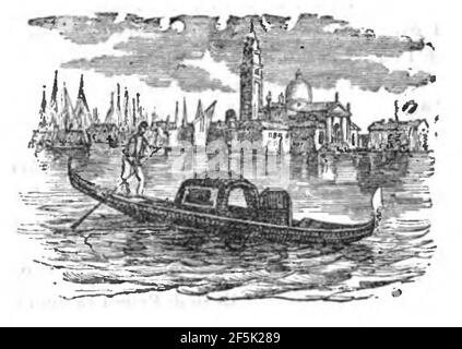 Raccolta di poesie in dialetto veneziano 1845 (pagina 511 raccolto). Foto Stock