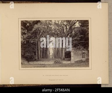 Guy's Cliff, il viale, dalla strada. Francis Bedford (inglese, 1815/1816 - 1894) Foto Stock