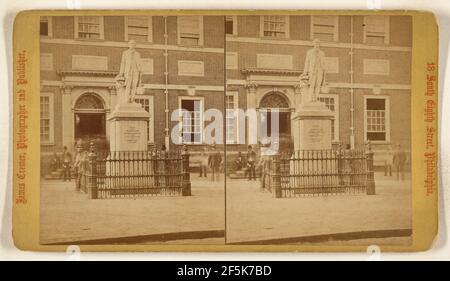 Statua di George Washington, Philadelphia, Pennsylvania. James Cremer (British, 1821 - 1893) Foto Stock