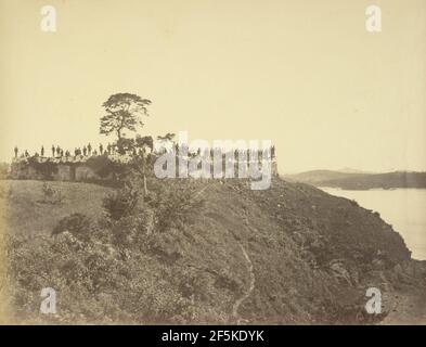 Forte Monocacy dopo la cattura.... Felice Beato (italiano, nato Italia, 1832 - 1909) Foto Stock