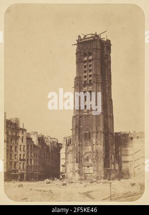 La Tour San Giacomo. Édouard Baldus (francese, nato Germania, 1813 - 1889) Foto Stock