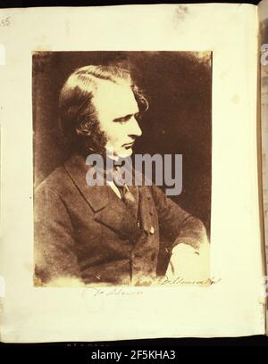 Autoritratto. Dr. John Adamson (Scottish, 1810 - 1870) Foto Stock