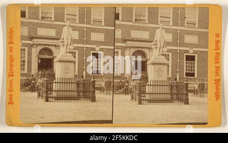 Statua di George Washington, Philadelphia, Pennsylvania. James Cremer (British, 1821 - 1893) Foto Stock