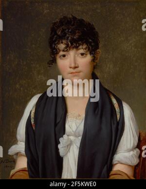 Ritratto di Suzanne le Peletier de Saint-Fargeau. Jacques-Louis David (francese, 1748 - 1825) Foto Stock