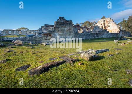 Tasmanian Convict Coal Mines Sito storico. Foto Stock