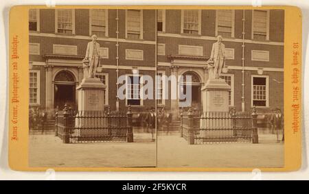 Statua di George Washington, Philadelphia, Pennsylvania. James Cremer (British, 1821 - 1893) Foto Stock