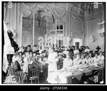 Croce Rossa camere di lavoro Foto Stock