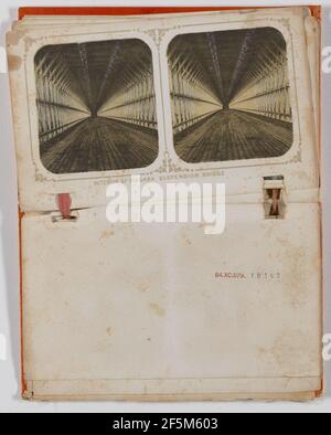 Interno del Niagara Suspension Bridge. Sconosciuto Foto Stock