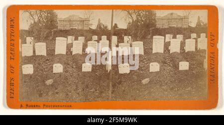 Cimitero, Tarrytown, New York. Samuel Rogers (americano, attivo Terrytown, New York 1870) Foto Stock