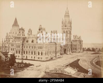 Ottawa, Palais du parlement, principale batiment. Sconosciuto Foto Stock