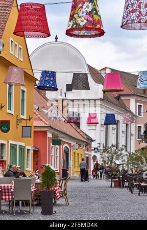 Decorazione di strada a Szentendre, Ungheria Foto Stock