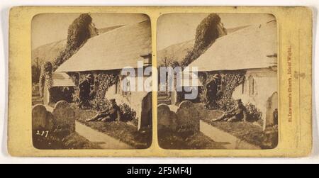 Chiesa di San Lorenzo, Isola di Wight.. Produttore sconosciuto, britannico Foto Stock