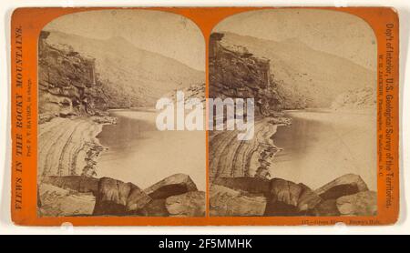 Green River. Foro di marrone.. William Henry Jackson (americano, 1843 - 1942) Foto Stock