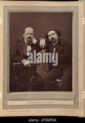 Erckmann-Chatrian. Pierre Petit (Francese, 1832 - 1909) Foto Stock