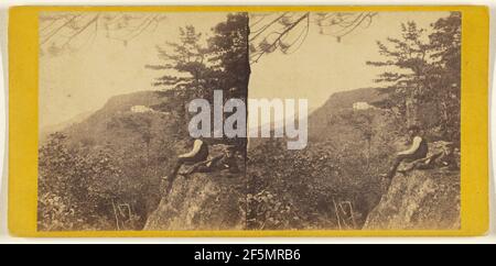 I Glens delle Catskills. Catskill Mountain House, da North Mountain.. Edward e Henry T. Anthony & Co. (Americano, fondato nel 1862, fuso nel 1902) Foto Stock