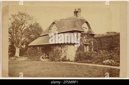 Vista esterna di Oak Cottage, Blaise Hamlet. Sconosciuto Foto Stock