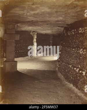 Vista sulle catacombe. Nadar Gaspard Félix Tournachon (francese, 1820 - 1910) Foto Stock