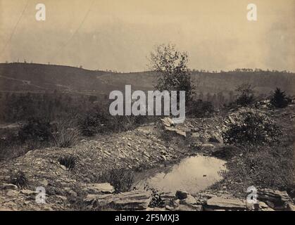 Mission Ridge da Orchard Knob. George N. Barnard (americano, 1819 - 1902) Foto Stock