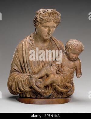 Vergine e Bambino. Riccio (Andrea Briosco, 1470 - 1532) Foto Stock