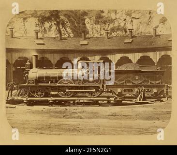 La locomotiva San Ramon. Bischoff & Spencer (attivo 1870) Foto Stock